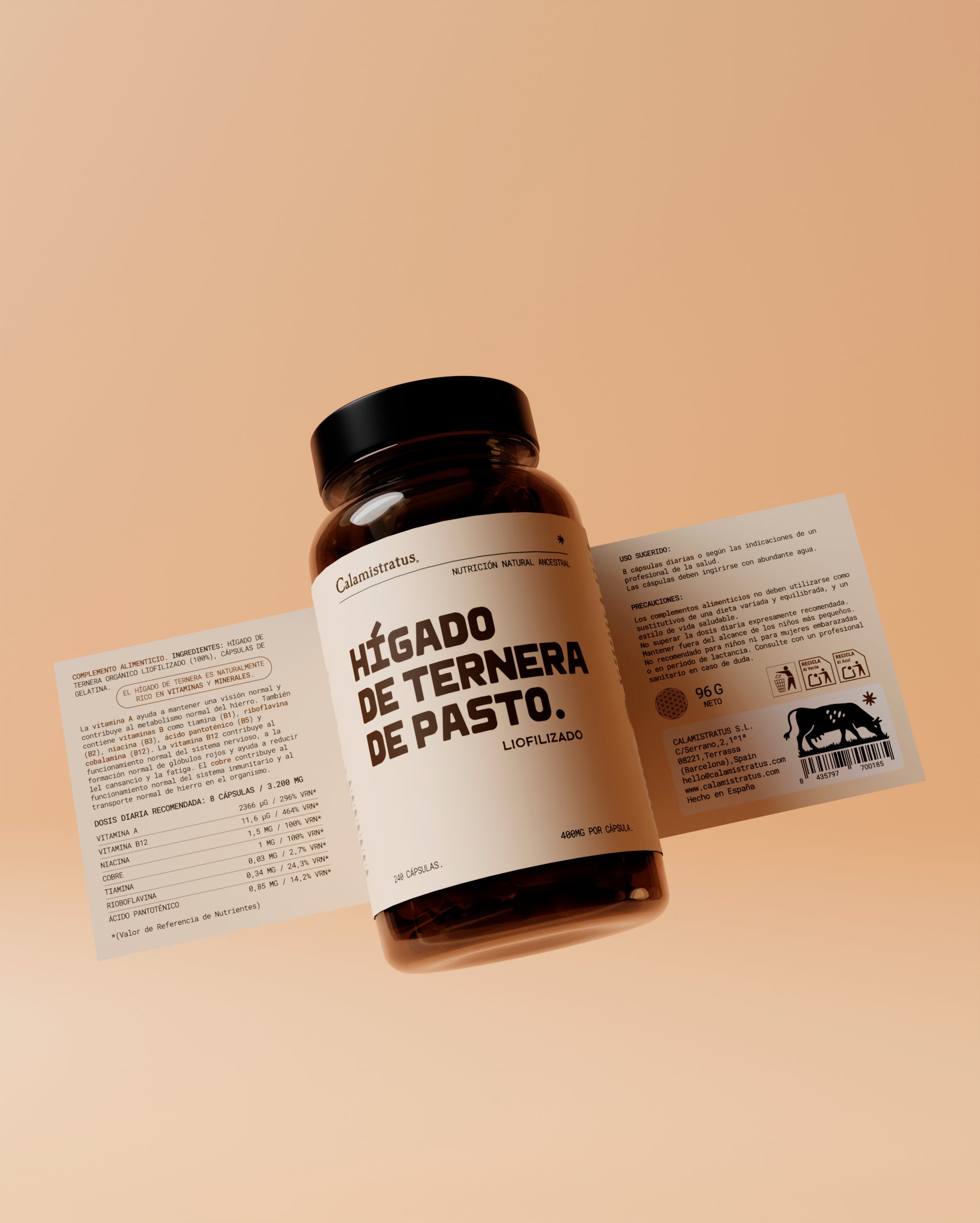 Hígado de ternera de pasto